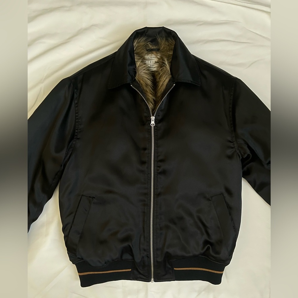 Urban Outfitters Bomber Jacket with Faux Fur Lining